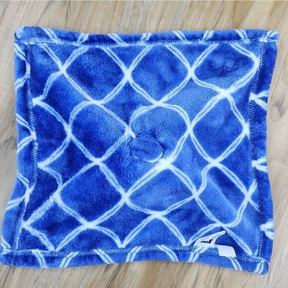 🩵NWOT Hudson Baby Blue & Brown Monkey Plush Animal Security Blanket - Picture 4 of 9